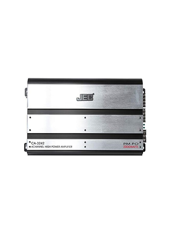 

JEC CA-3242 4 Channel Car Amplifier, Silver/Black