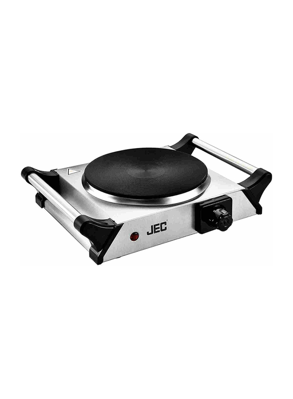 JEC Single Electric Cast Iron Hot Plate, 1500W, CP-5831, Silver