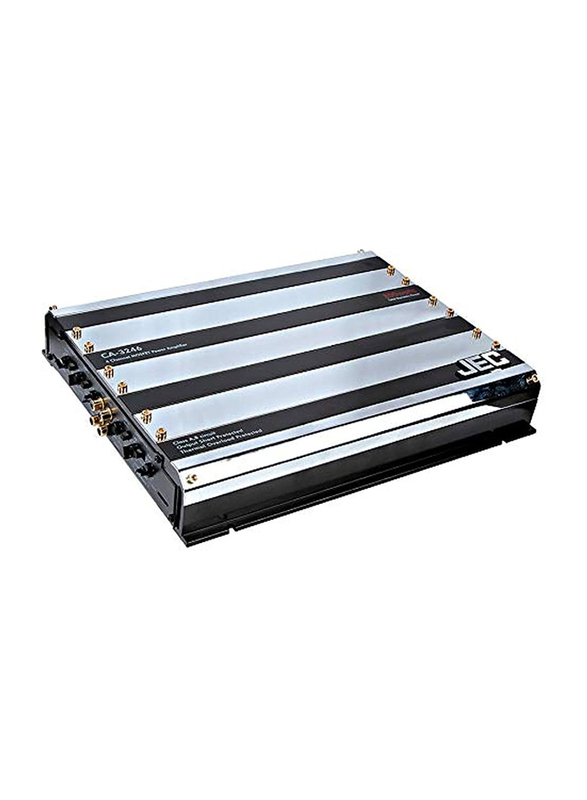 JEC CA-3246 4 Channel Car Amplifier, Black/Silver