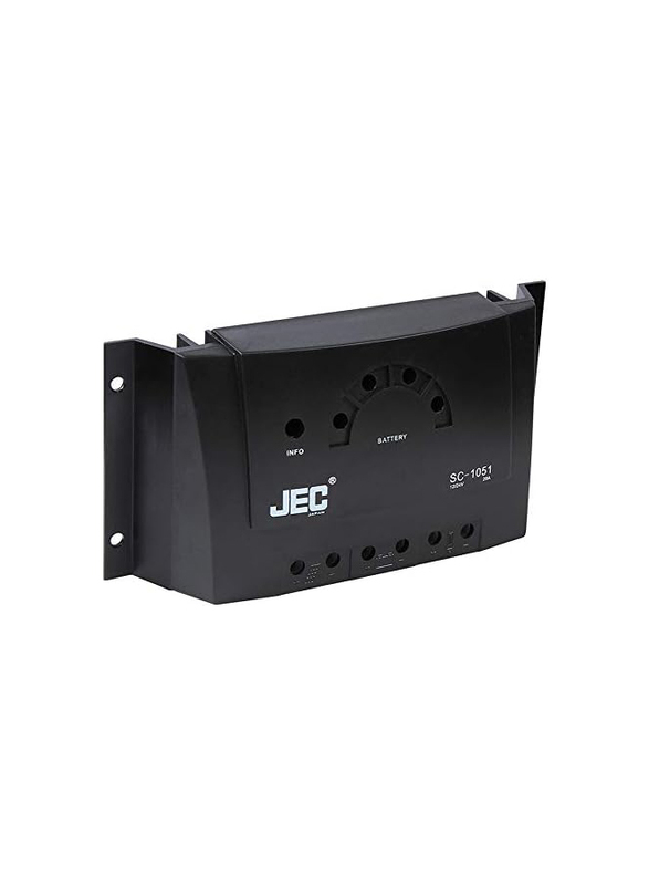 JEC Solar Charge Controller, SC-1051, Black