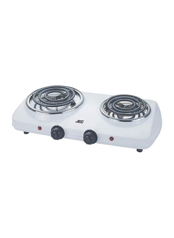 

JEC 2-Burner Hot Plate, CP-5826 (W), White