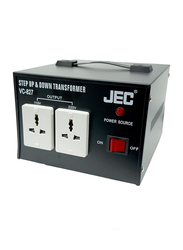 JEC Step Up and Down Transformer Voltage Converter, VC-827, Black