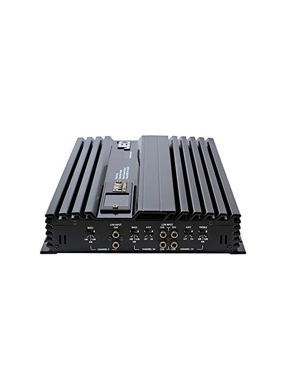 JEC CA-3247 5 Channel Car Amplifier, Black