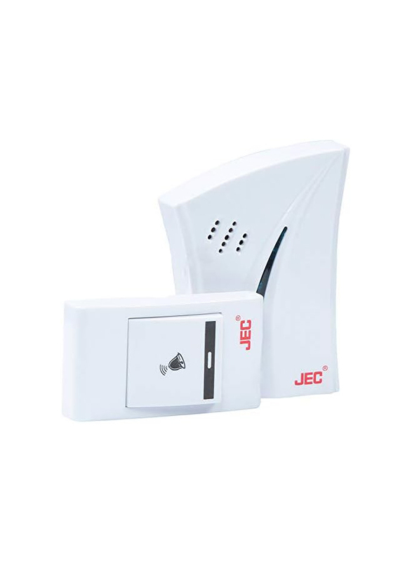 JEC Wireless Door Bell, BR-1448, White