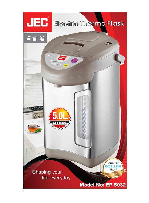 JEC 5L Electric Thermo Pot Electric Kettle, 35W, EP-5032, Grey