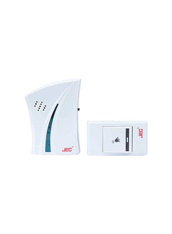 JEC Wireless Door Bell, BR-1448, White