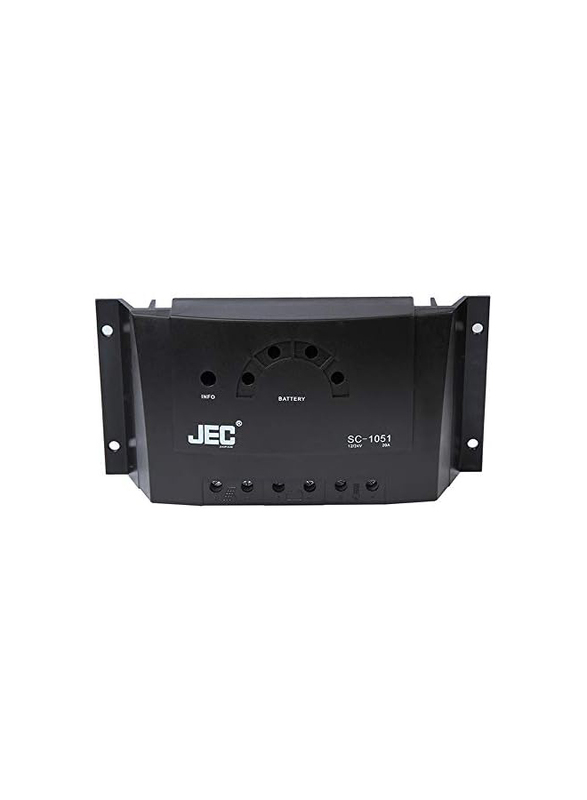 JEC Solar Charge Controller, SC-1051, Black