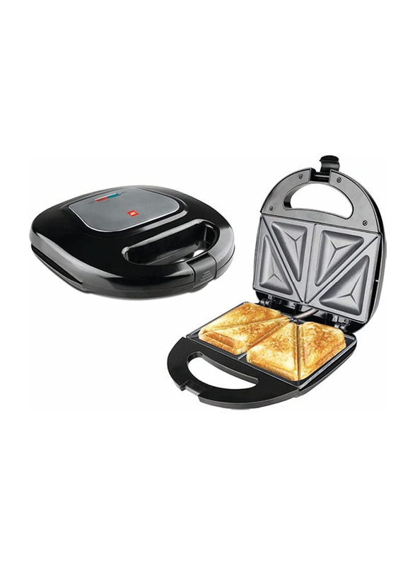 JEC 2-Slice Sandwich Maker, ST-5250, Black/Silver