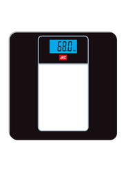 JEC Tempered Glass Platform Digital Scale, EPS-2022, Black/White