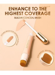 Concealer with High Cover Brush Soft Matte Complete Concealer -#4