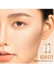 Bronzer Stick Waterproof Long-Lasting Natural Brightening Face Contour Concealer Makeup Contour Stick #GR01