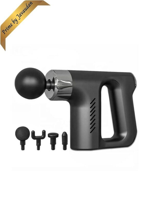 

None Massage Gun Deep Tissue - Percussion Muscle Massage Gun for Athletes, Gym, Triangular Muscle Fascia Gun for Body Neck Back Pain Relief 4 Massage Heads
