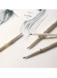 Artist Sketch Eyebrow Pencil Superfine Triangle & Round Head Longlasting Waterproof Eyebrow Pencil