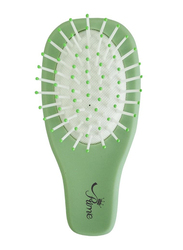 Prime The Ultimate Mini Detangler Hairbrush for All Hair Types, Green