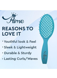 Prime Curly Detangling Hair Scalp Massage Comb for All Hair Types, Aqua