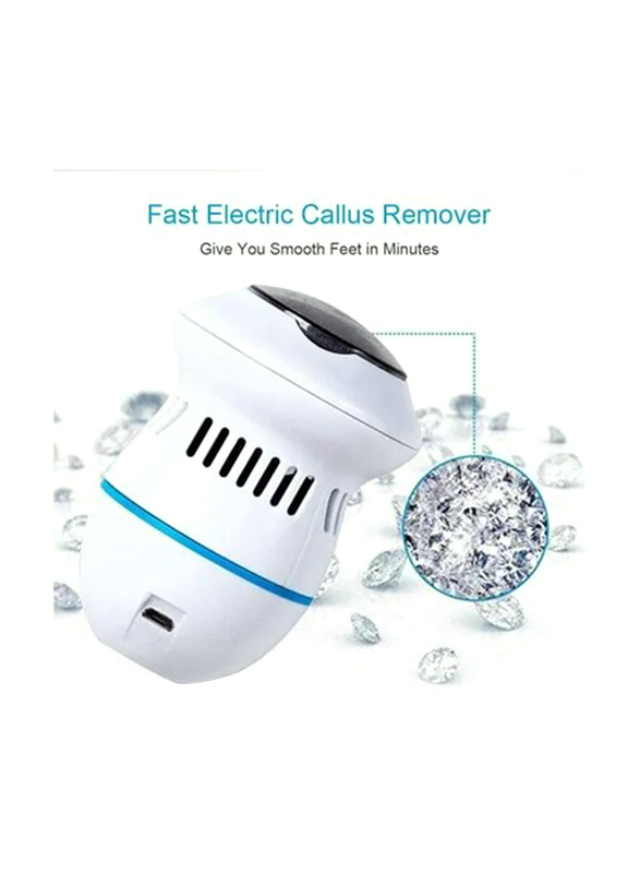 Prime Electric Callus Remover Rechargeable Foot Scrubber for Grinding Dead Skin