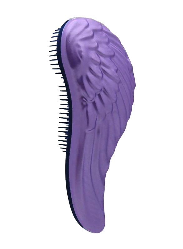 Prime Wing Tangle Scalp Massager Hair Brush Detangler Comb for All Hair Types, Purple