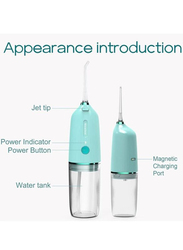 Nicefeel Portable Dental Water Flosser Teeth Cleaner Tooth Flush Oral Irrigator, 130ml