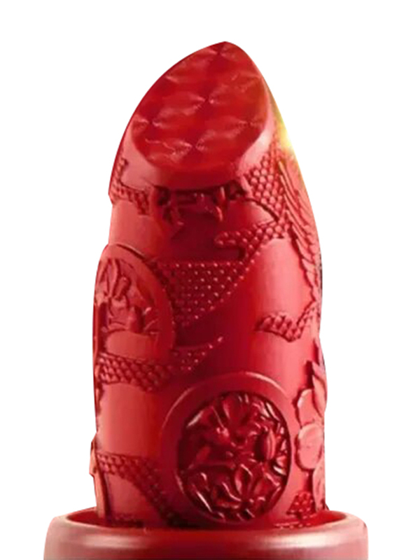 Mansly Chinese Traditional Patterns Carved Matte Lipstick, 030 Red