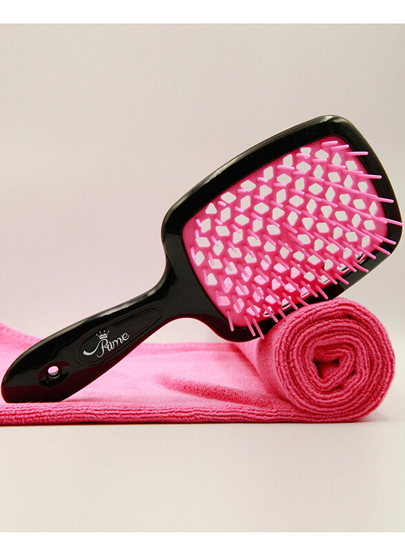 

Prime Professional Detangler Super Hair Brush for Dry Hair, Pink, 1 Piece