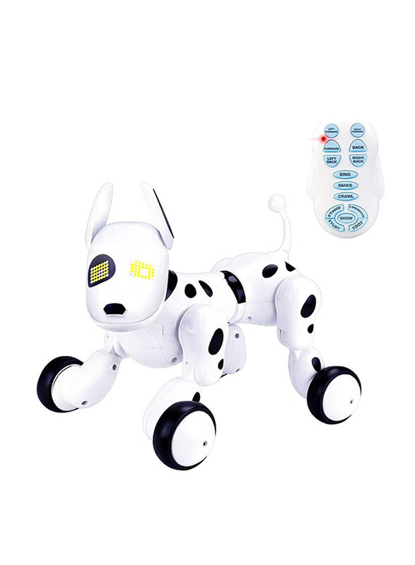 

Prime Smart Robot RC Pet Dog Electric Robot With Remote Control, White, Ages 6+
