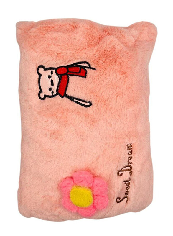 

Prime Teddy Design Electric Hot Water Bag, Light Pink