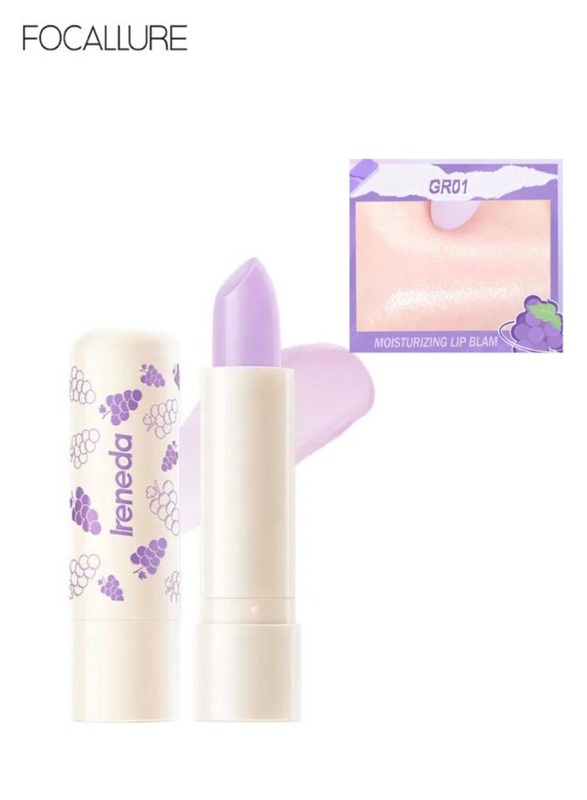 Focallure Ireneda Kiss Kiss Lip Balm Hydrating and Moisturizing Changing Color Lip Balm #GR01