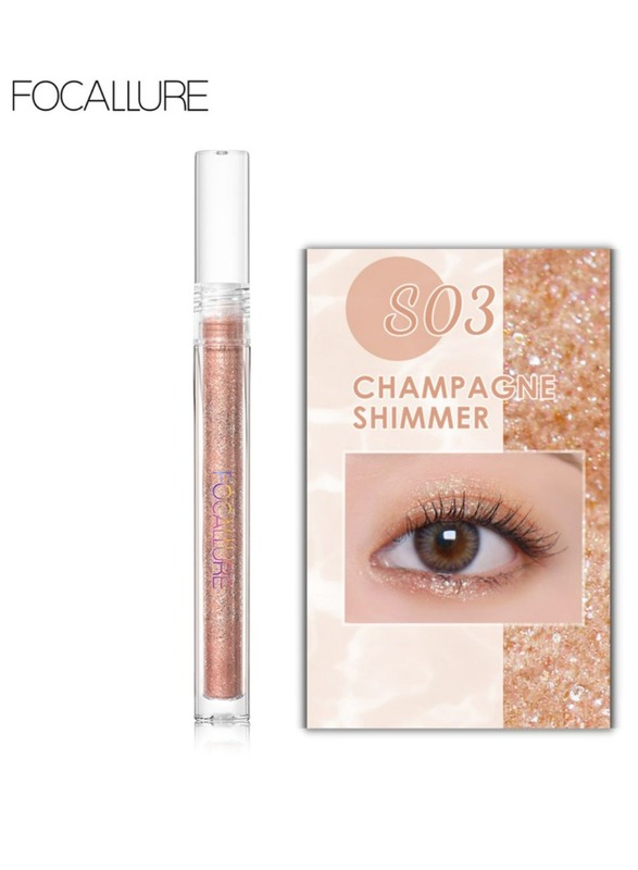 Glittering Liquid Eyeshadow-#S03 Champagne Shimmer