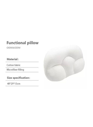 Prime 40cm Egg Sleeper Super Soft Ultra Comfortable Pillow, White