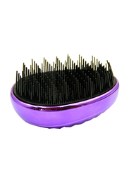 Prime Anti-Static Comb Detangling Mini Hair Brush for Frizzy Hair, Purple