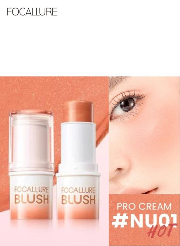 

Focallure Pro Cream Stick Smooth Multi-use Long Lasting Blush Stick # NU01