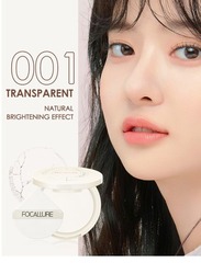 Focallure Oil-Control Stay Matte Pressed Powder Natural Long Lasting Waterproof Sweatproof Light Weight Makeup #001