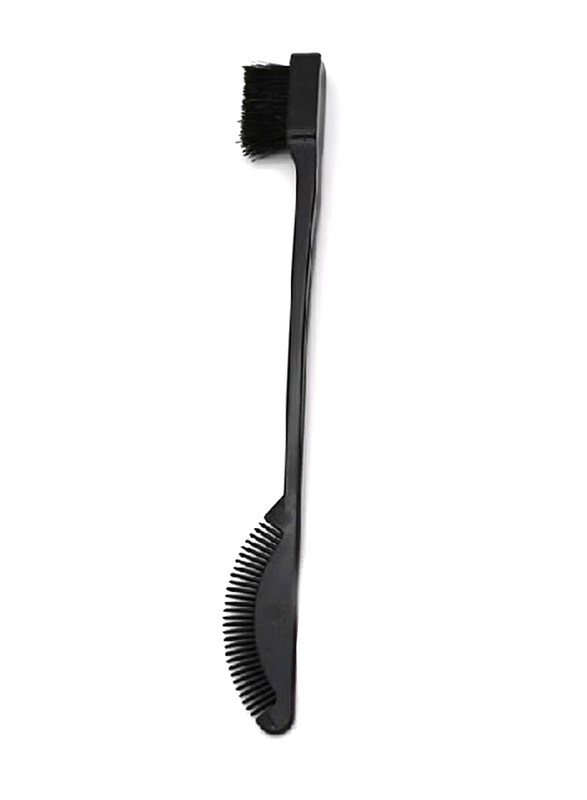 

Prime 2-in-1 Edge Control & Hair Brush for All Hair Types, Black, 1 Piece