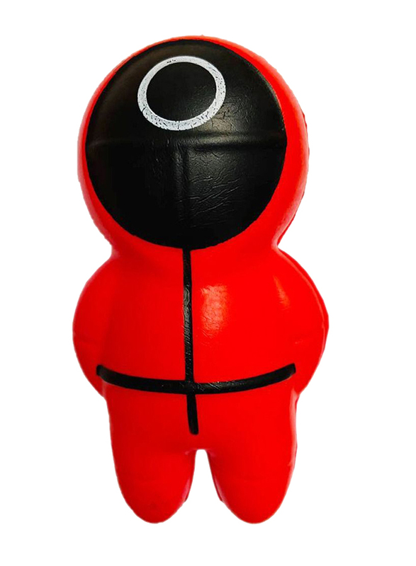 Prime Squid Game Squishy Toy for Kids, Ages 2+, Red/Black