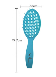 Prime Curly Detangling Hair Scalp Massage Comb for All Hair Types, Aqua