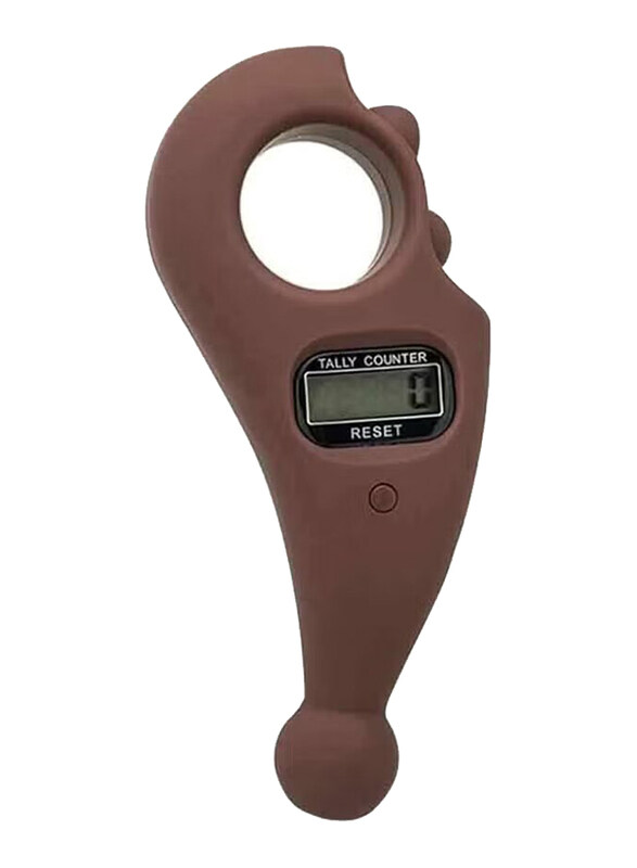 

Generic Prayer Beads With Digital Counter, Brown