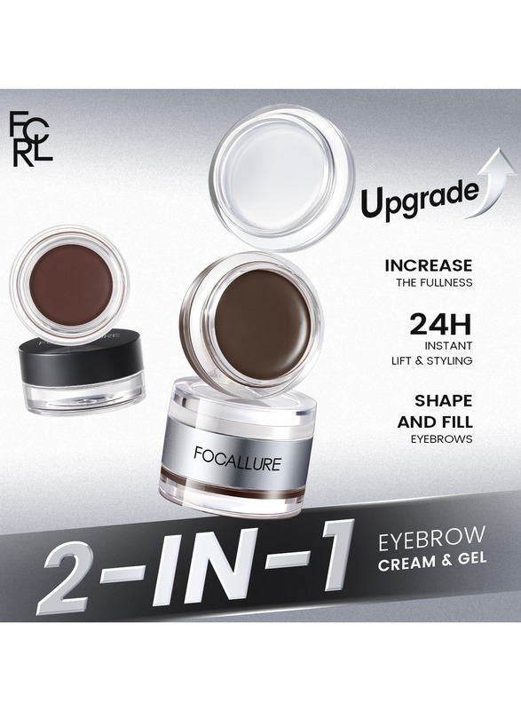 Eyebrow Cream & Setting Gel 3D Pro-shape #BR03