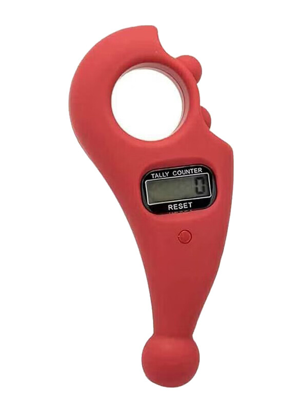 

Generic Prayer Beads with Digital Counter, Red