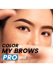 Pro-Stay Long Lasting Waterproof Brow Pomade Cream # BR02 Dark Brown