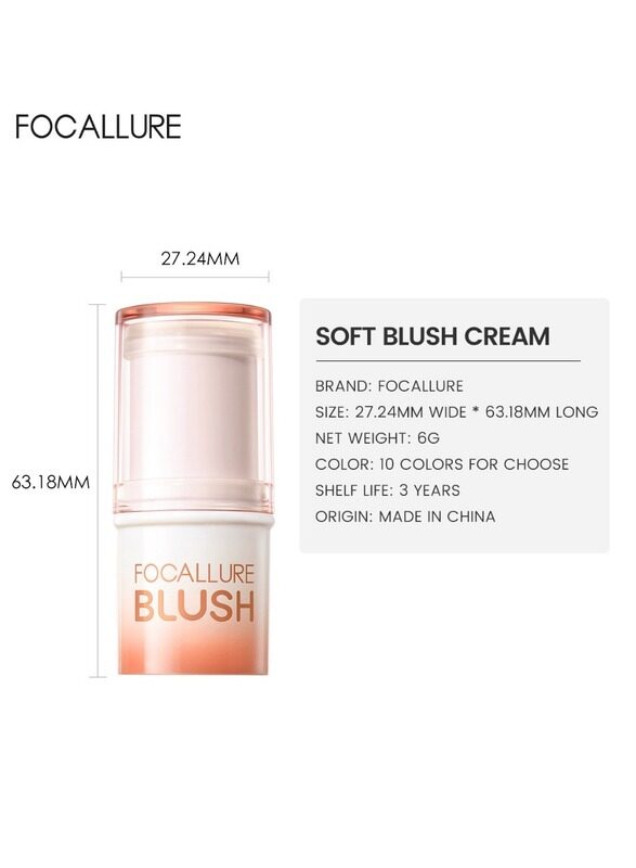 Pro Cream Stick Smooth Multi-use Long Lasting Blush Stick # BB02