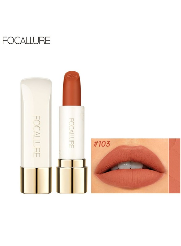 Pure Matte Lipstick  Long Lasting Waterproof Light Weight and Non Sticky Paraben Free Soft Smooth Lipstick #103