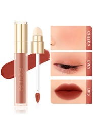 Moisturizing Lip Gloss Velvet Creamy Matte Lipcream -105 Latte