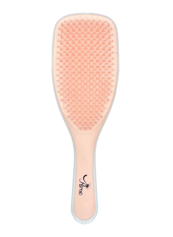 

Prime Wet Detangler Styling Straightening Hairbrush for All Hair Types, Peach