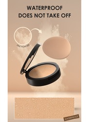 Focallure Matte Pressed Powder, Long Lasting, Lightweight, Controls Shine, Tinted, Translucent, Portable Compact, Fills Fine Lines, Finishing Powder, Vegan, Cruelty-Free #2 Natural Color