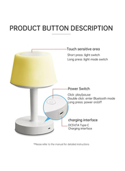 Prime LED Touch Table Lamp with Quran Speaker, Multicolour