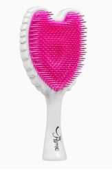 Prime Tangle Detangler Hairbrush Comb for Dry Hair, Gloss White/Pink, 1 Piece