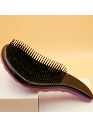 Prime Wing Tangle Scalp Massager Hair Brush Detangler Comb for All Hair Types, Purple