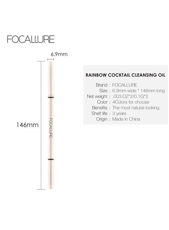 Artist Sketch Eyebrow Pencil Superfine Triangle & Round Head Longlasting Waterproof Eyebrow Pencil