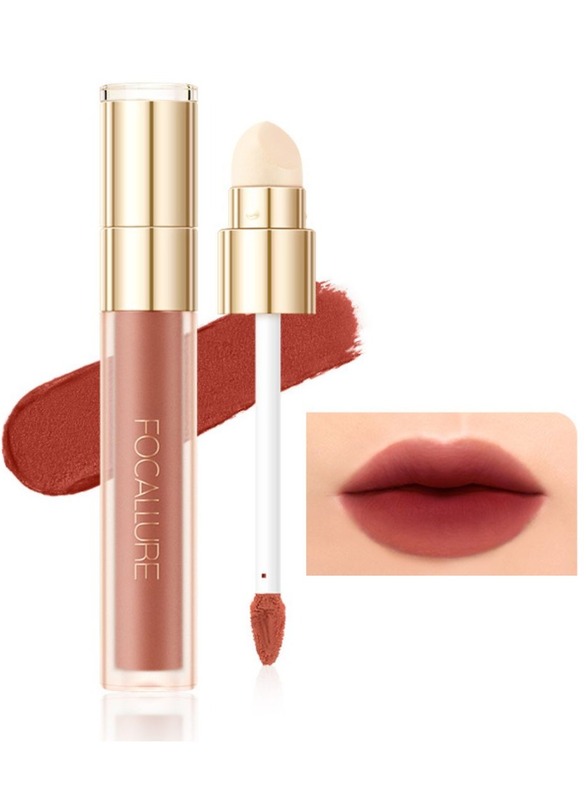 Moisturizing Lip Gloss Velvet Creamy Matte Lipcream -105 Latte