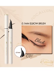 Ultrafine Quick Dry Liquid Eyeliner Long Lasting Waterproof Liquid Eyeliner C01 With Ultra Fine Brush